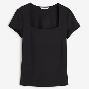 Sincerely Jules Black Short Sleeve Top